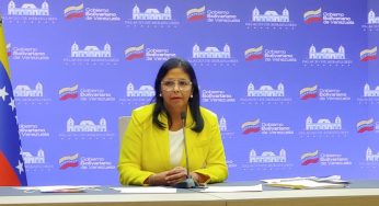 Delcy Rodríguez presentó informe de daños causados por bloqueo a Venezuela