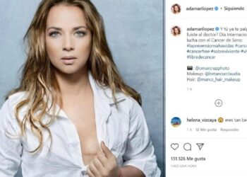 Adamari López, sobreviviente de cáncer de mama.