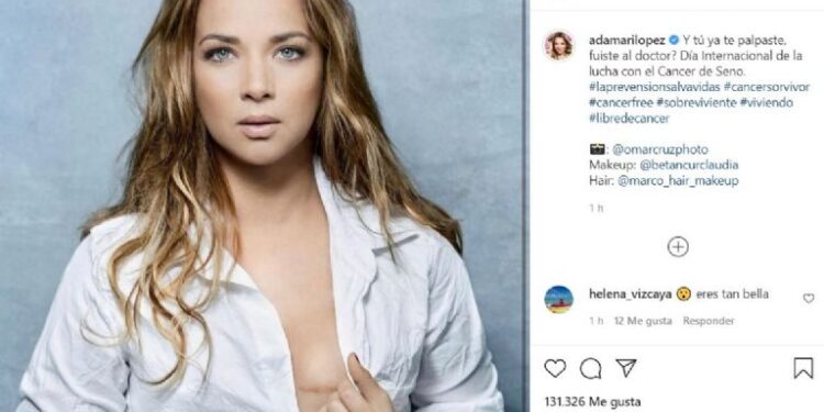 Adamari López muestra sus cicatrices para crear conciencia sobre el cáncer de mama 1 Adamari López, sobreviviente de cáncer de mama.