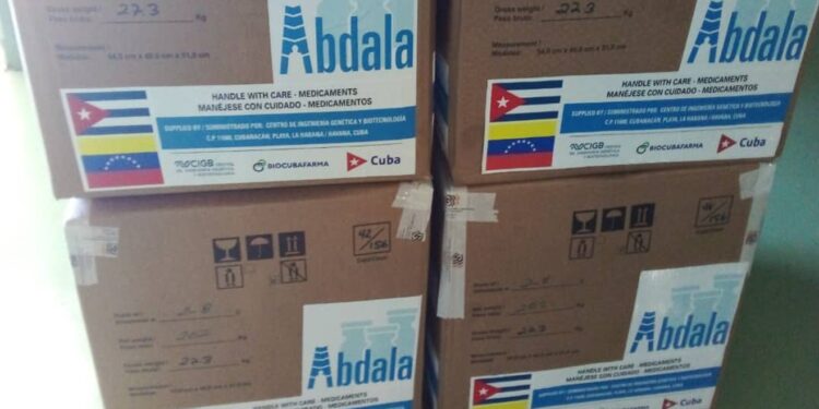 Venezuela recibe 1.5 millones de Abdala 1 Venezuela recibe 1.5 millones de Abdala