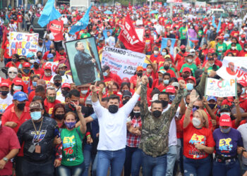 Candidatos del GPP en Monagas, Ernesto Luna y Oscar Cedeño.