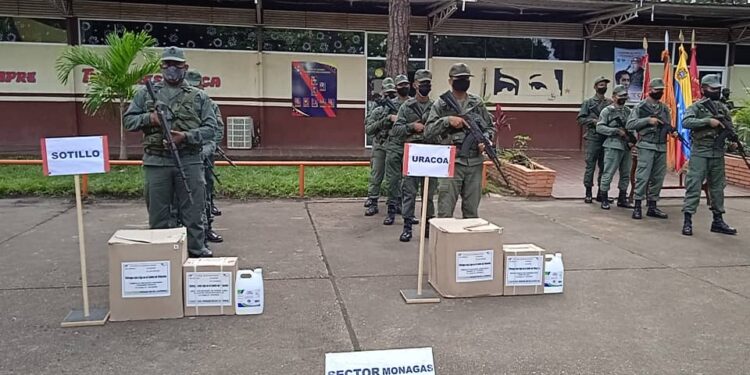 «Operación República» para elecciones de pueblos indígenas se desplegó en Monagas 1 La Zodi Monagas inició el despliegue Operación República.