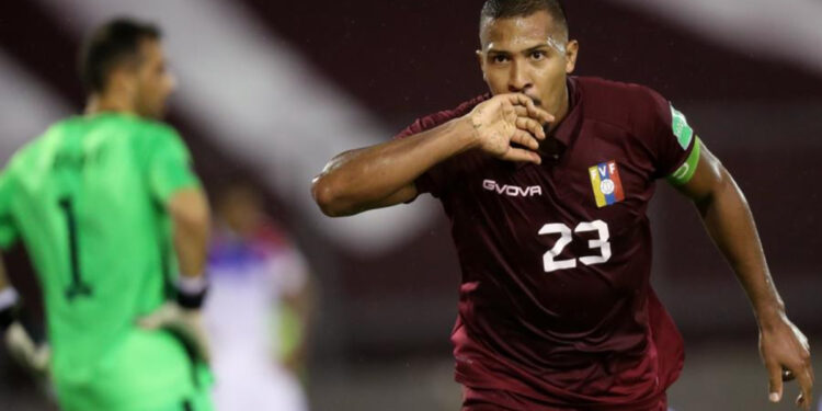 Salomón Rondón no jugara con la Vinotinto en 2 partidos 1 jose salomon rondon efe 2021