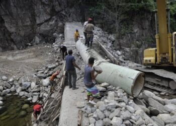 Realizan mantenimiento para nueva toma de agua