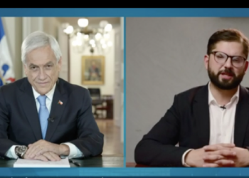 Presidente Sebastián Piñera, felicitó a Gabriel Boric por su triunfo electoral
