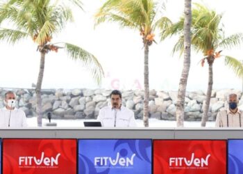 El Presidente Nicolás Maduro formó parte de la clausura de La Fitven 2021.