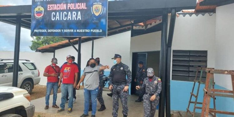 Policía Nacional Bolivariana tendrá moderna sede en el municipio Cedeño en Monagas 1 Alcalde Daniel Monteverde supervisó los avances en la sede de la PNB.