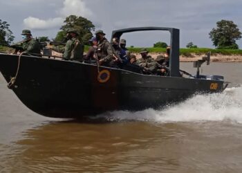 El operativo estuvo comandado por el GD Pérez Mota.