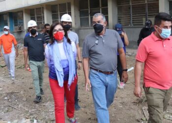 Siguen los trabajos de recuperación en la casa de estudio