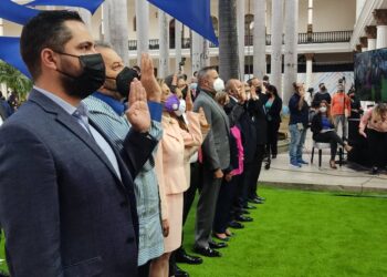 La juramentación se hizo desde el Palacio Federal Legislativo