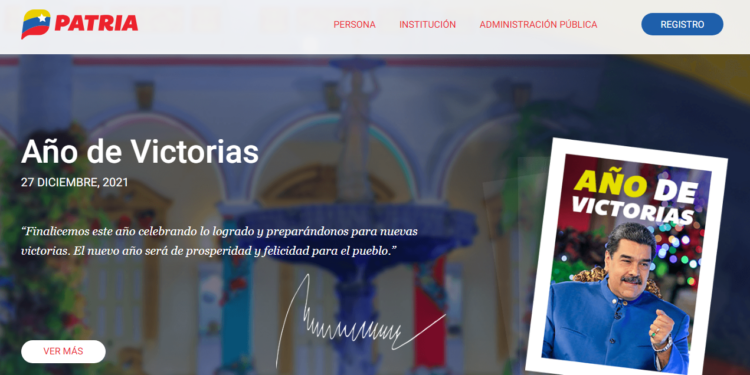 Los bonos son entregados a través del sistema patria