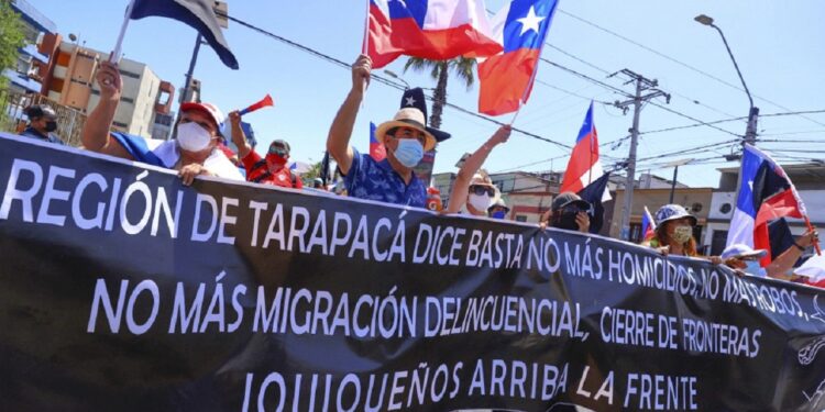protesta en chile contra la delincuencia y los emigrante afp 93392