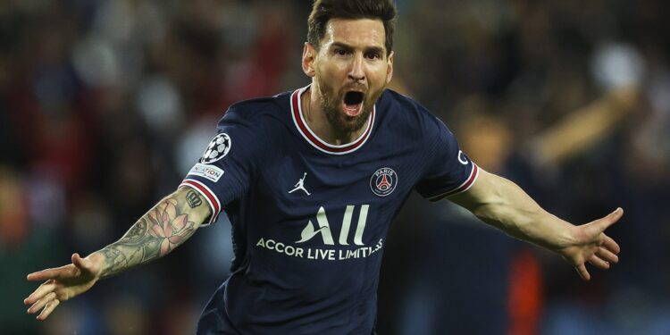 ucl psg lionel messi scores ag manchester city