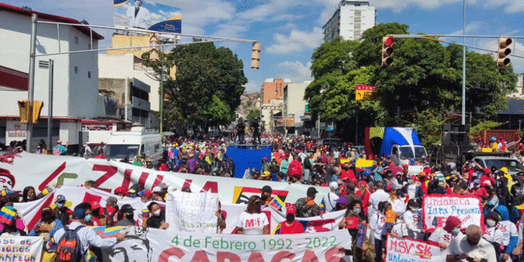 Venezolanos marcharon por el 4F en Caracas 1 Venezolanos marcharon por el 4F en Caracas