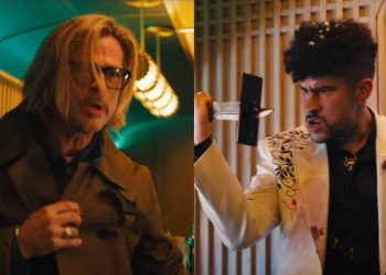 Brad Pitt y Bad Bunny en Bullet Train f1e7d8