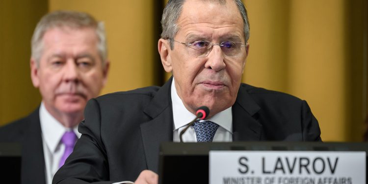 Serguei Lavrov,  ministro de Exteriores ruso.