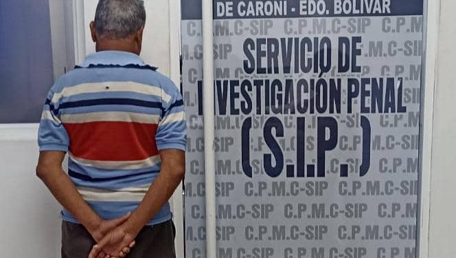 Aprehendido septuagenario por manosear a una menor de 4 años en el estado Bolívar 1 Aprehendido septuagenario por manosear a una menor de 4 años en el estado Bolívar