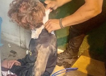 El niño fue hallado en una casilla de vigilancia.