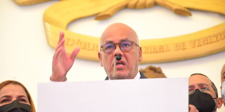 Presidente de la Asamblea Nacional (AN), Jorge Rodríguez