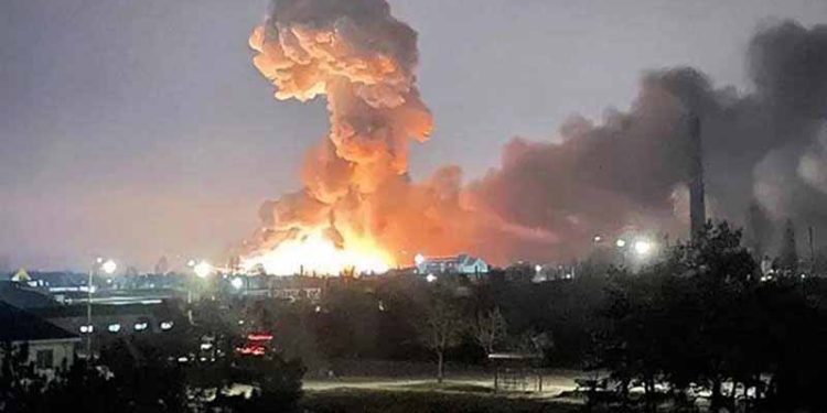 Reportan incendio en zona central nuclear Zaporizhia en Ucrania 1 Reportan incendio en zona central nuclear Zaporizhia en Ucrania