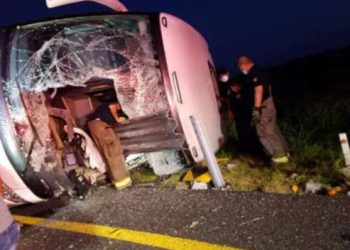 Accidente de autobús deja 10 heridos en México