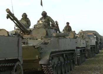 Más de 90 vehículos Blindados estuvieron desplegados en Apure.