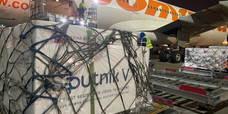 Venezuela recibe 2,5 millones de vacunas del convenio con Rusia 1 SputnikV5