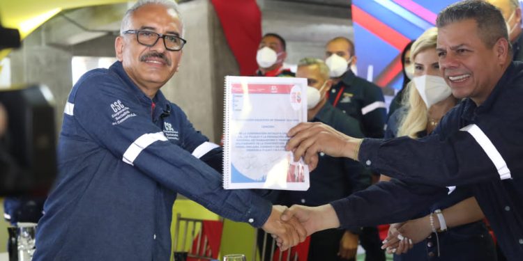 Convención Colectiva del Sector trabajadores beneficiará a 7 mil 400 trabajadores 1 Ministro del Poder Popular para el Proceso Social del Trabajo, José Ramón Rivero.