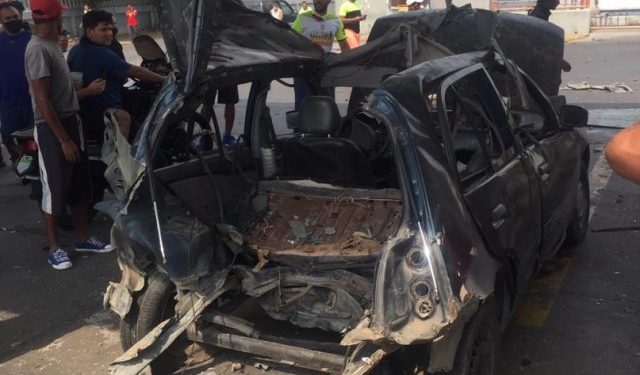 Explotó vehículo en una estación de servicio en Zulia