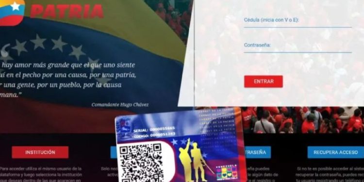 Atentos con el nuevo aviso del Sistema Patria para recibir bonos 1 photo1649952582