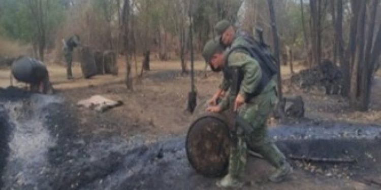 GNB localizó guarida de producción de combustible artesanal 1 GNB localizó guarida de producción de combustible artesanal