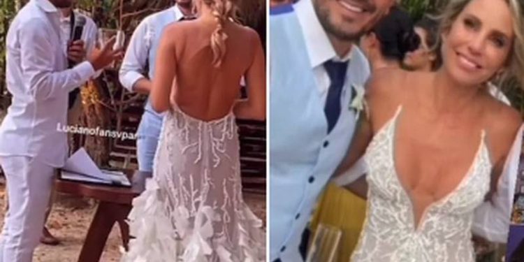 Luciano De Alessandro y María Alejandra Requena se casaron 1 Luciano De Alessandro y María Alejandra Requena se casaron