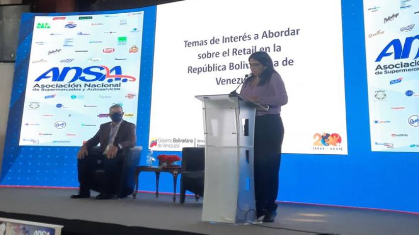 Delcy Rodríguez resaltó crecimiento comercial de 86 % entre 2021 y 2022
