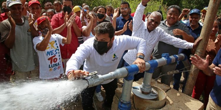Mil 100 familias del municipio Bolívar beneficiadas con reactivación de tres pozos de agua 1 Mil 100 familias del municipio Bolívar beneficiadas con reactivación de tres pozos de agua