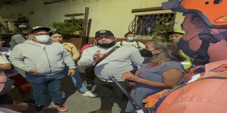 Derrumbe en Santa Rosalía dejó dos viviendas afectadas 1 Atendimos un siniestro en el sector la fe, Pqa Santa Rosalia