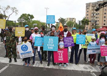Las instituciones unieron acciones y voces, con “un basta” para combatir y prevenir la violencia y maltrato infantil.