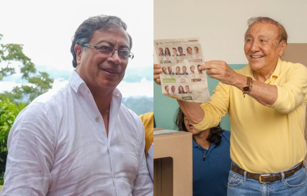 Gustavo Petro y Rodolfo Hernández van a segunda vuelta en Colombia