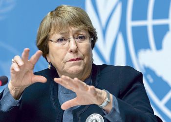 Michelle Bachelet anunció que su última presentación en la Oficina de DDHH de la ONU