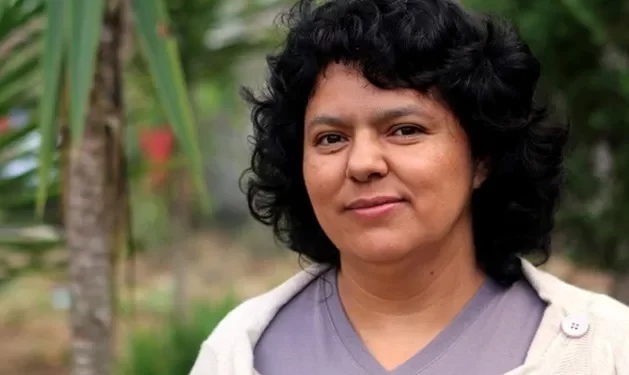 Luchadora ambientalista hondureña, Berta Cáceres.