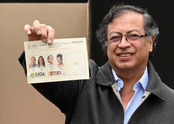 Gustavo Petro vota en segunda vuelta AFP 1