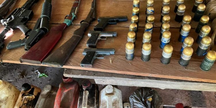 FANB detectó campamento TANCOL con armamentos y municiones en Apure 1 apure 0001