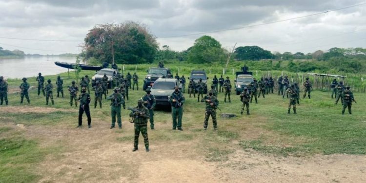 El comandante destacó que la operación Escudo Bolivariano 2022 destruyó y desmanteló un campamento invasor de los grupos Tancol.