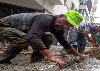 Gobierno del distrito capital realiza labores de rehabilitación en vías La Candelaria