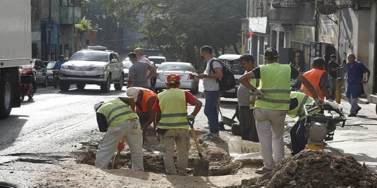 Avanzan labores de rehabilitación de la vialidad de la parroquia Santa Rosalía en Caracas