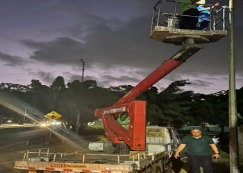 Culminado trabajo de reemplazo de 46 luminarias en distribuidor La Gaviota Caracas