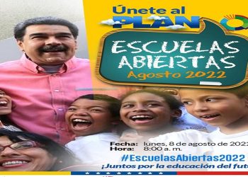 Arrancó Plan Escuelas Abiertas este lunes 8 en el país