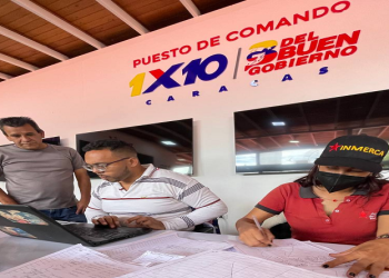 Meléndez supervisó reportes del 1×10 del Buen Gobierno en Caracas