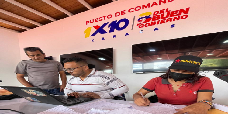 Meléndez supervisó reportes del 1×10 del Buen Gobierno en Caracas