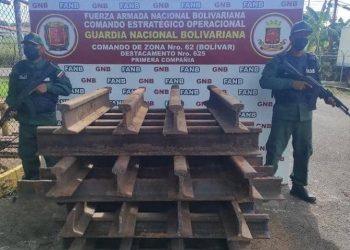 GNB incautó más de 3 toneladas de piezas para rieles de la empresa FMO