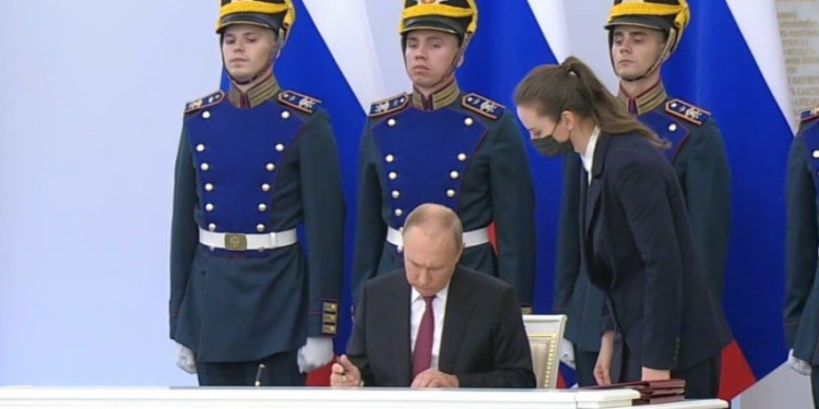 Putin firmó tratados de anexión de 4 regiones ucranianas ocupadas 1 image 44